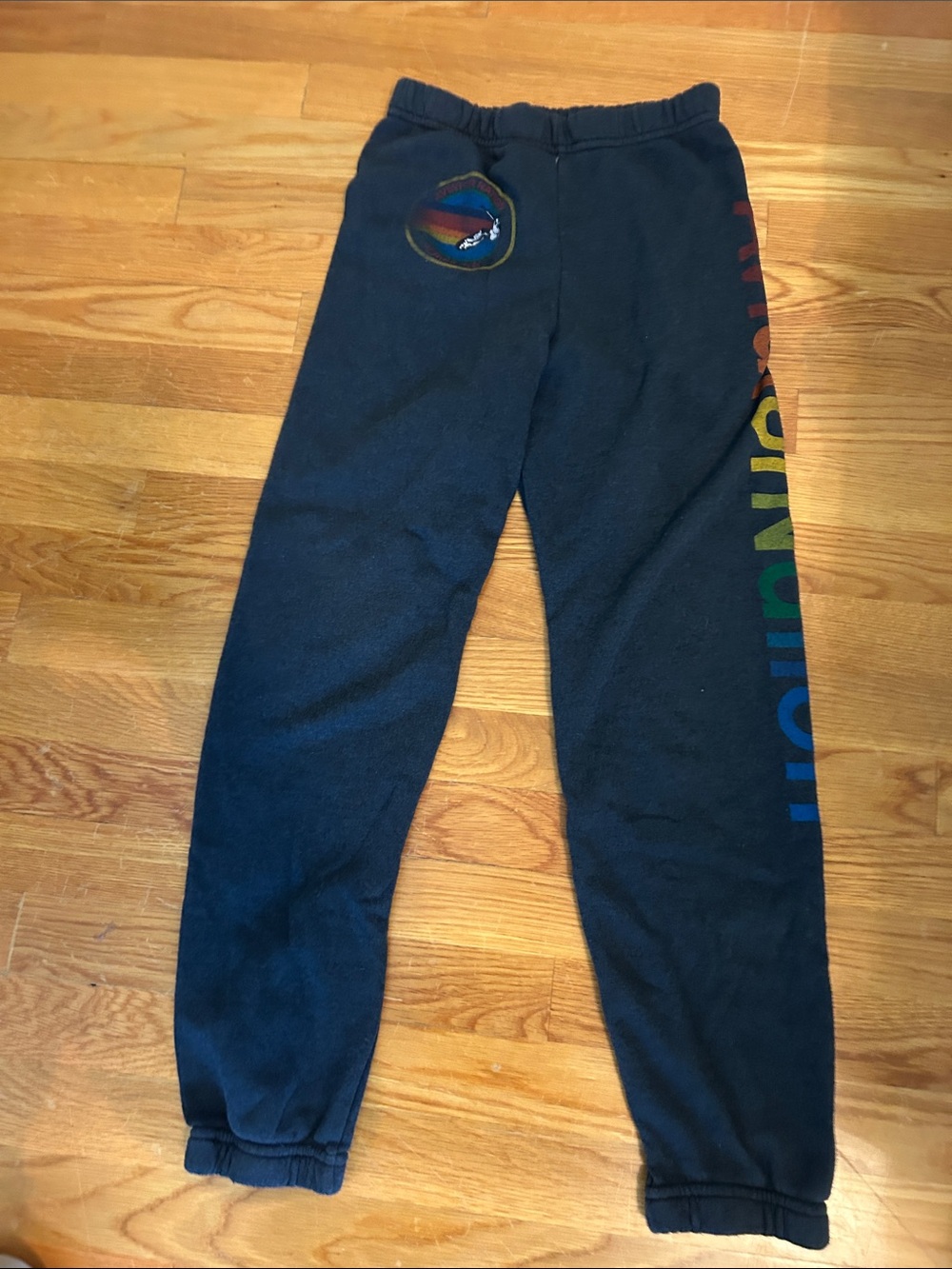 Aviator Nation Kids Grey Sweatpants with Logo on the side size 14
